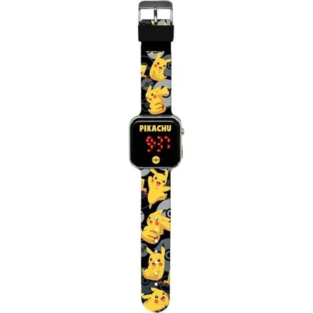 Pokemon Pikachu Digitale LED Horloge Kinderen - Perfect Als Kerstcadeau - 18x7,5x3 cm