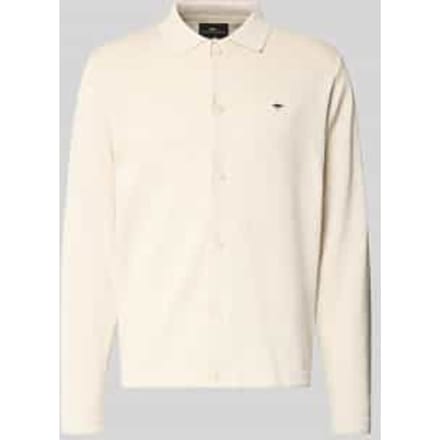 Fynch-Hatton Vest Subtle Cotton Mélange Buttoned Superfine Cotton New Off White / male