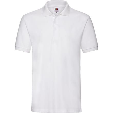 Fruit of the Loom Heren Premium Polo Shirt (Wit)
