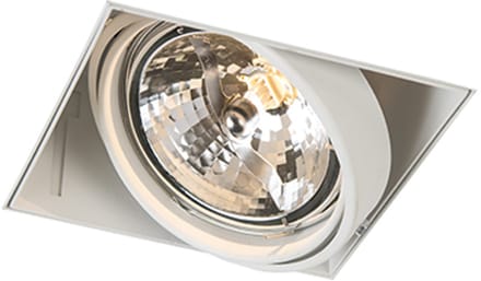 QAZQA Inbouwspot wit AR111 draai- en kantelbaar trimless - Oneon