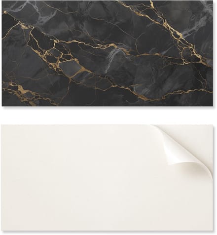 Zelfklevend vinyl keukenpaneel 120x60 cm Elegant marmer met aderen