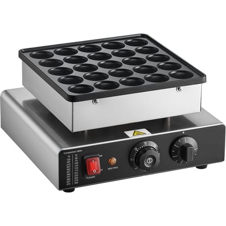 25PCS Mini Machine à Pancakes Commerciale Électrique Dutch Baker Grill à Poffertjes