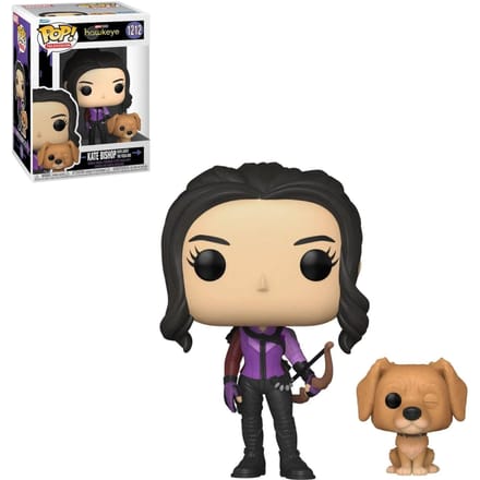 Marvel Hawkeye Kate Bishop with Lucky the Pizza Dog Funko Pop! Vinyl