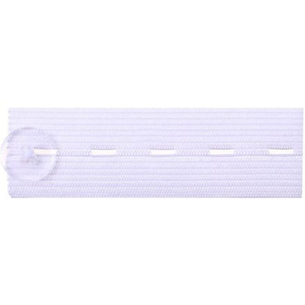 2 pièces Boucle d'extension de taille de jean, Cordon d'ajustement élastique, Modification de petite circonférence de taille de pantalon de maternité, Grands accessoires 2pcs blanc