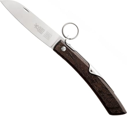 Robert Herder IBEX – Zakmes – Inklapbaar – Lemmet 100 mm – RVS – Heft Gerookt Eikenhout