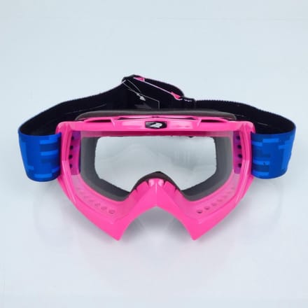 cross swaps pixel roze goggle voor supermotard enduro cross tt nieuw