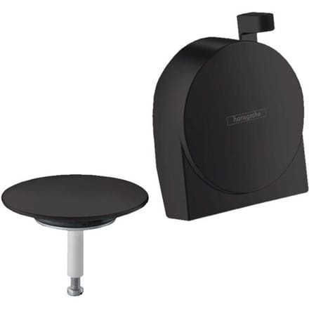 hansgrohe Exafill S afbouwdeel S badvul-, overloop- en afvoergarnituur mat zwart