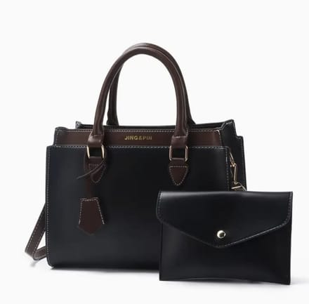 N3 Collecties Set van 2 Stijlvolle Dames Handtassen En Portemonnees,