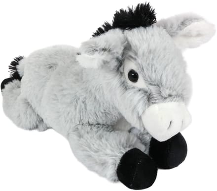 Pia Soft Toys - Pluche Knuffeldier Ezel - liggend - 22 cm