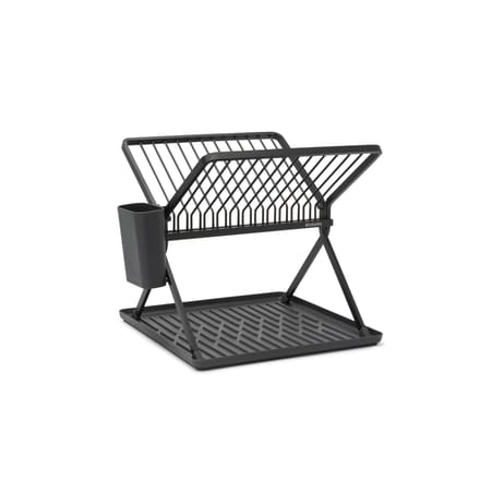Brabantia SinkSide Afdruiprek - Inklapbaar - Met Bestekhouder - Compact - Dark Grey