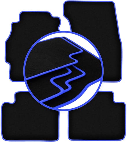 CARLUX-BLUE automatten voor: Honda Civic VI hatchback 3-deurs (1995-2001)