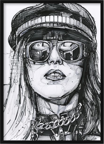 Lady Gaga 2 - canvas - 70 x 100 cm