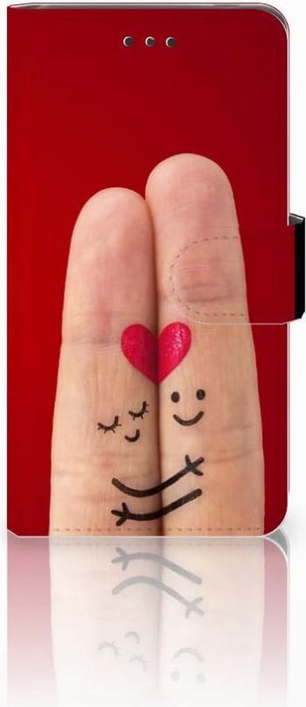 Nokia 7 Wallet Case met Pasjes Liefde - Origineel Romantisch Cadeau
