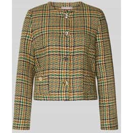 Regular fit blazer met wol