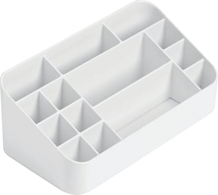 iDesign - Clarity Vanity Organiser - Kunststof - Wit