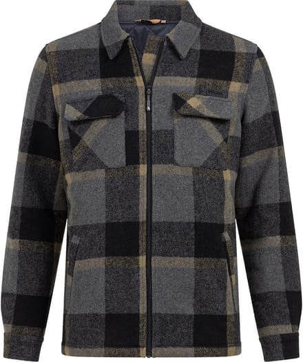 Blouse Bello zwart ruit flannel gevoerd - Life Line - maat L
