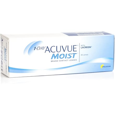+0,50  - 1-DAY ACUVUE MOIST   -  30 pack  -  Daglenzen   -  Contactlenzen