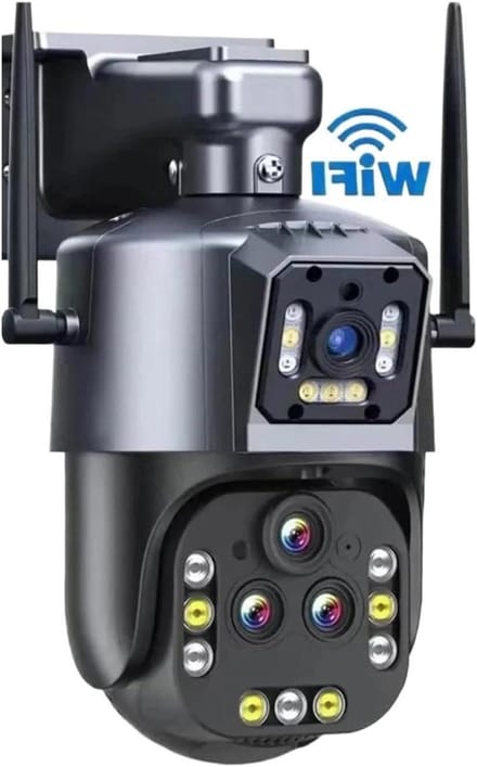 Beveiligingscamera - IP Camera - Thuisbewaking - 20x Zoom AI Tracking - 16MP - Zwart