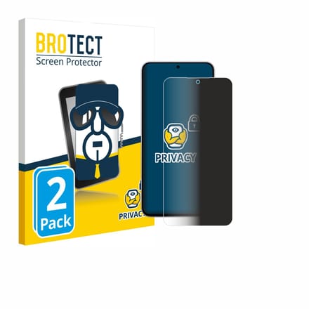 BROTECT - privacy screenprotector voor Samsung Galaxy S25 FE Enterprise Edition - Folie Beschermfolie Blauwlichtfilter 2 Stuks
