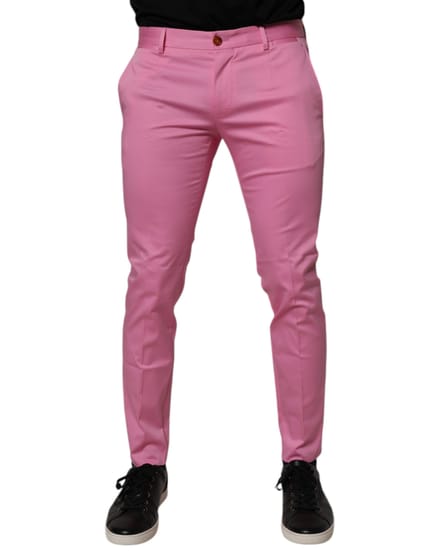 Slanke Pasvorm Roze Broek