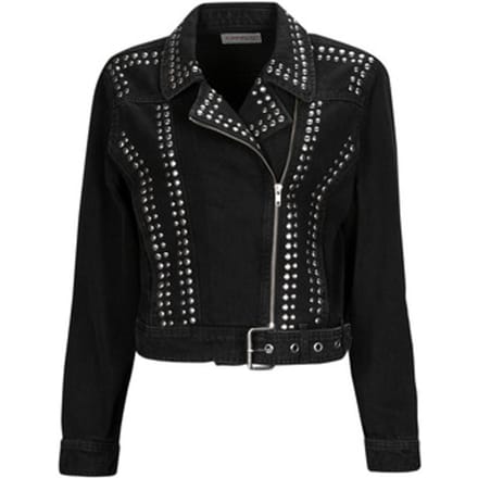 Only  Leren Jas ONLGILLA LS STUD DNM BIKER JACKET CRO