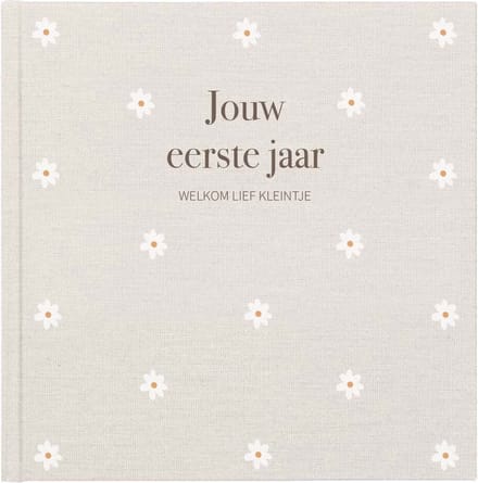 Writemoments Jouw eerste jaar - Baby boek eerste jaar - Madeliefjes