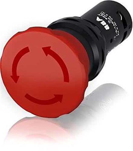 Noodknop - Noodstop - Machinebeveiliging - IP66 Waterdicht - 1 Eenheid - Rood