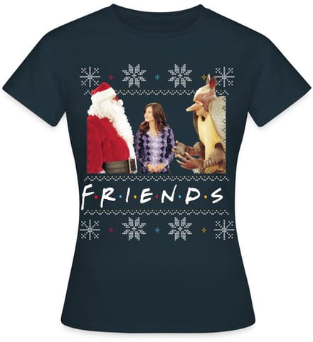 Friends Ugly Christmas Sweater T-Shirt Dames