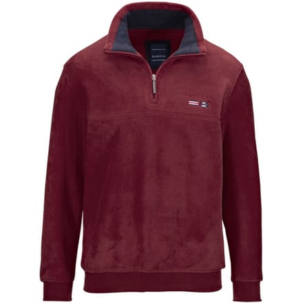 Babista herren Fleecesweatshirt - 48/50 - donkerrood - Plus Size