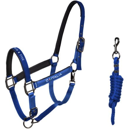 Nylon Halster en Longe Set voor Paard Equestro X Fise