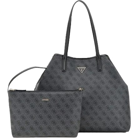 Guess Eco Victtoria - Shopper 2in1 L 40 cm (coal logo)