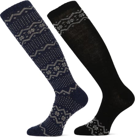 Teckel - Wol Blend - Dessin - ladies Sock - 2 pack - Maat 36/42