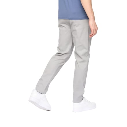 Crosshatch Heren Roysden Chinos (Lichtgrijs)