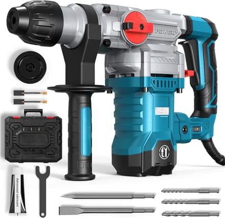 DDStar® Boorhamer - Breekhamer - Hamer elektrisch 1500 - 230V - Blauw