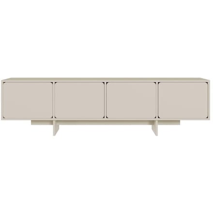 Selsey WUWU - TV-meubel met 4 deuren, grijs, 200 cm