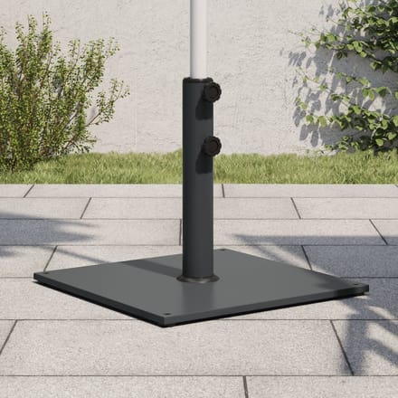 vidaXL - Parasolvoet - voor - stokken - van - Ø32/38/48 - mm - 17 - kg - vierkant