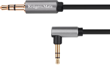 Krüger&Matz Basic - Kabel - Jack 3.5 mm - Koppelstuk - Knikbestendig