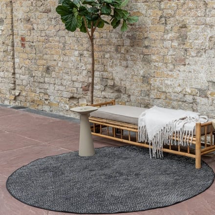Buitenkleed Dahl Rond - Zwart - Dubbelzijdig - Rond 200 Ø - (L)