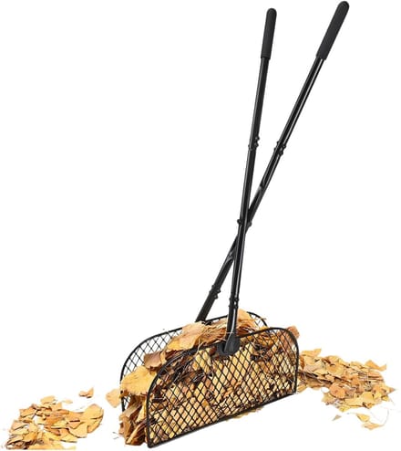 Bladhark Ergonomisch - Tuin Harken - Gazon Reinigen - Geen Buiging Nodig - 40x103cm