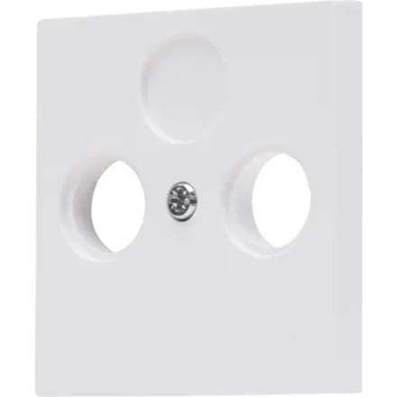 Kopp Afdekplaat Athenis Coax Mat-wit