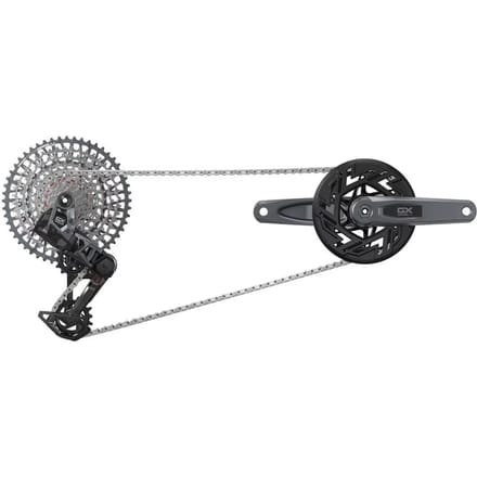 Sram Gx T-type Eagle E-mtb Brose Transmission Axs Groepset Zilver 160 mm 36t / 10-52t