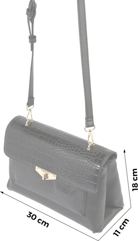 VALENTINO Schoudertas Abby Crossbody Bag Cuoio Zwart