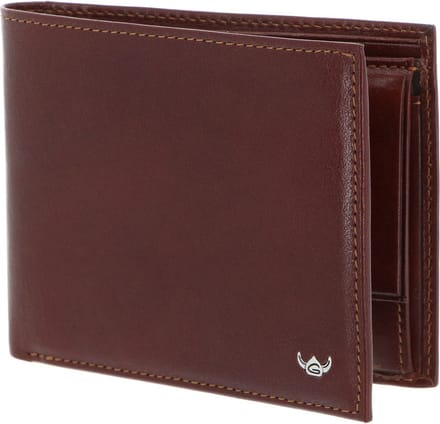 Golden Head Leren portemonnee Colorado RFID Protect Scheintasche 1162 Tabacco bruine