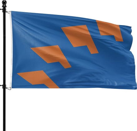 VlagDirect - Berkelland vlag - Gemeente Berkelland vlag - 90 x 150 cm.