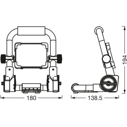 Ledvance LED-Worklight Value R-Stand spot 10W