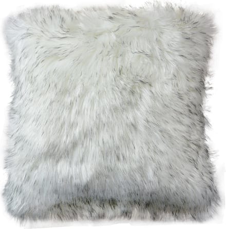 Clayre & Eef Kussenhoes 45x45 cm Wit Grijs Synthetisch