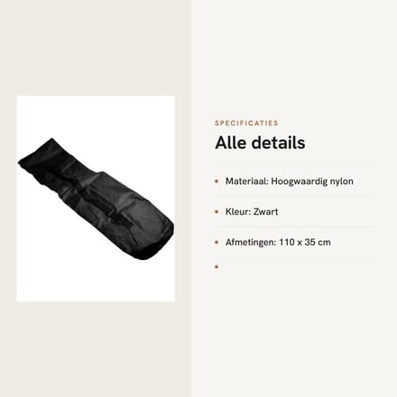 Dailygoods- Draagtas Lichtgewicht - Skateboard/Longboard - Nylon