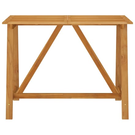 vidaXL - Tuinbartafel - 140x70x104 - cm - massief - acaciahout