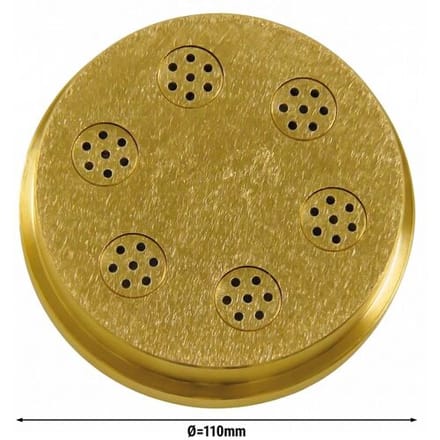 GGM Gastro Nudelformscheibe - Spaghetti 1,9mm passend für NMSM20 - Ø 110mm