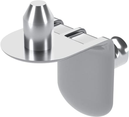 100 stuk plankdrager Boorgat 5 mm met dubbele tappen Lengte 13,5 mm